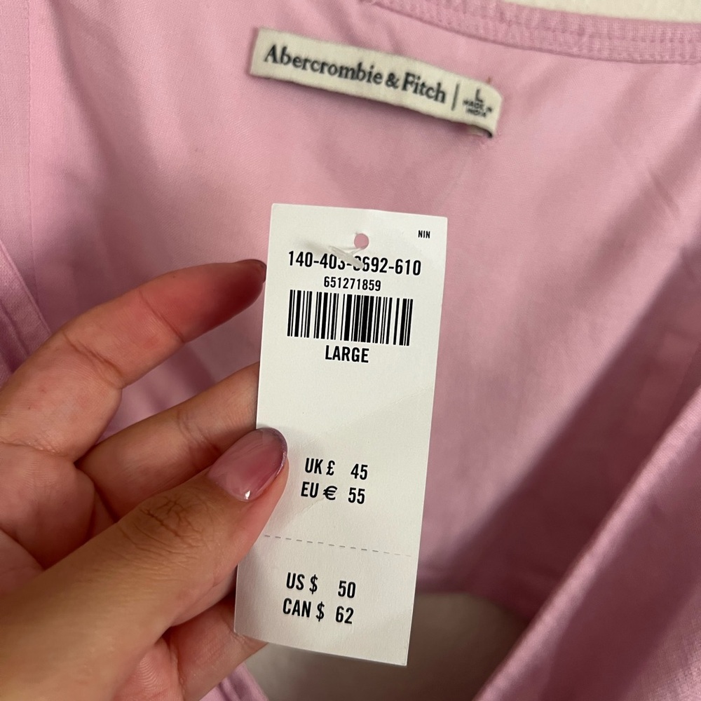 Abercrombie & Fitch Pink Women's Top - Picture 2 of 3